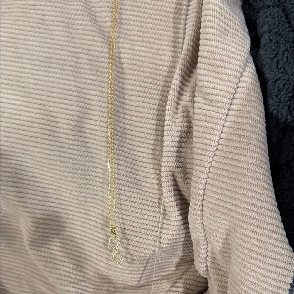 Gold Infinity Pendant Necklace